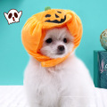 Lujoso sombrero de perro de Halloween de calabaza de calabaza de navidad cálida y cálida